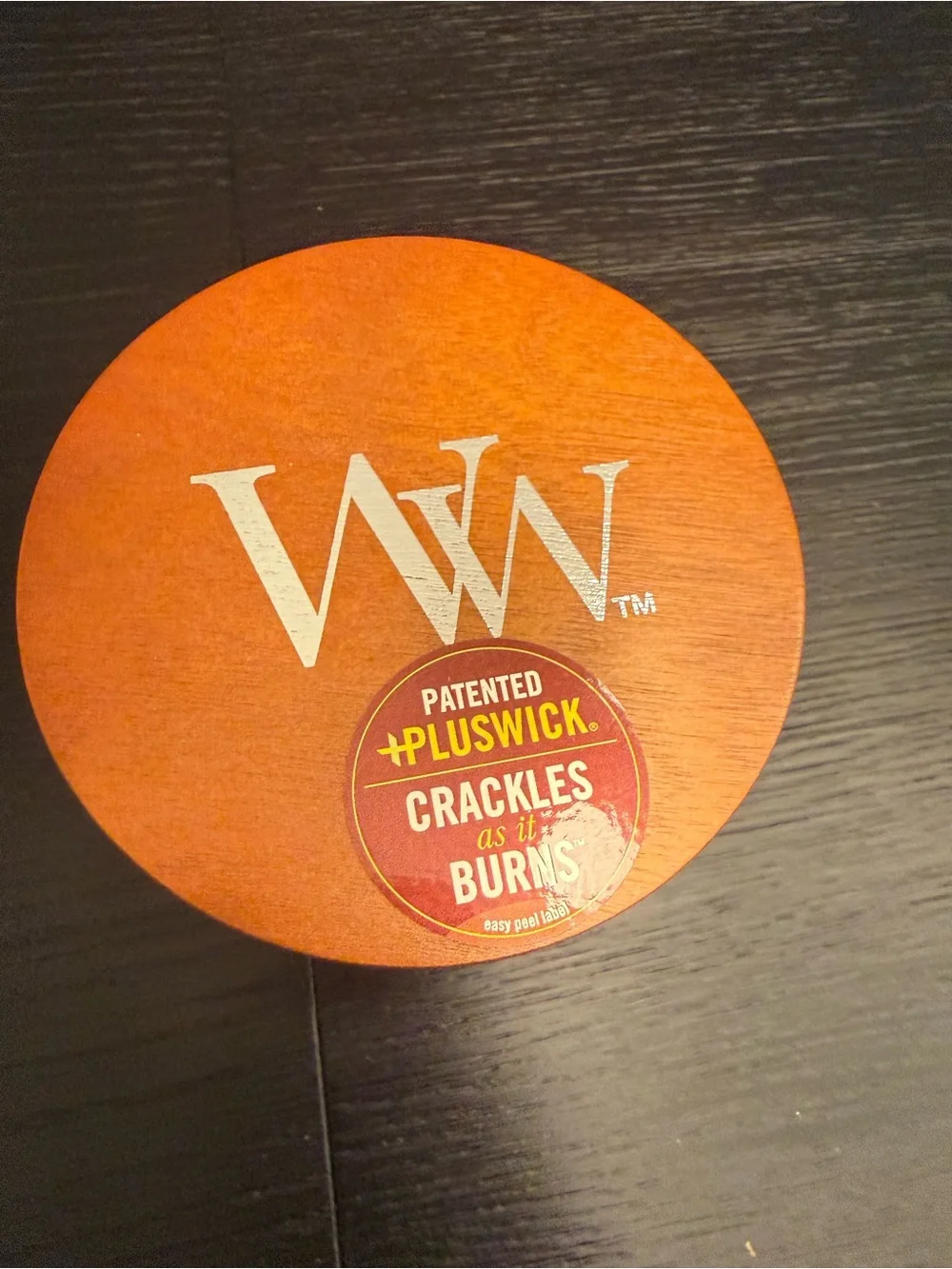 WoodWick Vanilla & Sea Salt 9.7 oz Candle Unused Crackles as it Burns